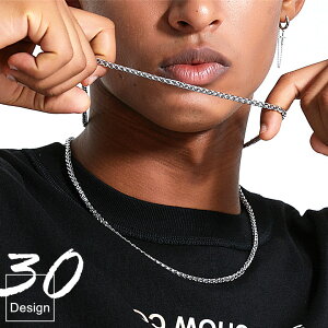 yPOINT UPő50%OFFzlbNX 30 AM[Ή lbNX `F[ 40-45-50-55-60cm jp T[WJXeX XeX 316L Y fB[X Vo[ AM[ 