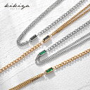 ネックレス 男女兼用 水晶 ハワイアン サージカルステンレス 316L ステンレス チェーン 45cm シルバー ゴールド k18 仕上 ニッケルフリー アクセサリー 金属アレルギー 対応 ネックレス 母の日 クリスマス 誕生日プレゼント 女性 レディース シンプル ジュエリー kikiya