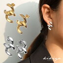 ピアス ダブルC ピアス レディース ステンレス サージカルステンレス 316L シルバー ゴールド ニッケルフリー 金属アレルギー 対応 ピアス アクセサリー 18金 k18 k18 仕上げ 母の日 プレゼント 誕生日プレゼント 女性 シンプル ジュエリー