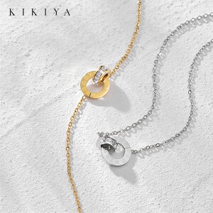 yPOINT UPő50%OFFzlbNX [} fB[X `F[ 45cm nCA T[WJXeX 316L XeX Vo[ S[h AM[ Ή lbNX jbPt[ 