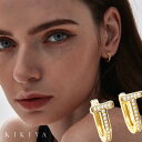 【POINT UP★最大50%OFF】ピアス T型 フープピアス マスクに引っかからない キャッチレス ワンタッチ シルバー ゴールド ニッケルフリー アクセサリー 金属アレルギー対応 ピアス k18 仕上 母の日 クリスマス プレゼント 誕生日プレゼント