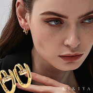 【楽天1位受賞】 ピアス サークル フープピアス マスクに引っかからない キャッチレス ワンタッチ シルバ…