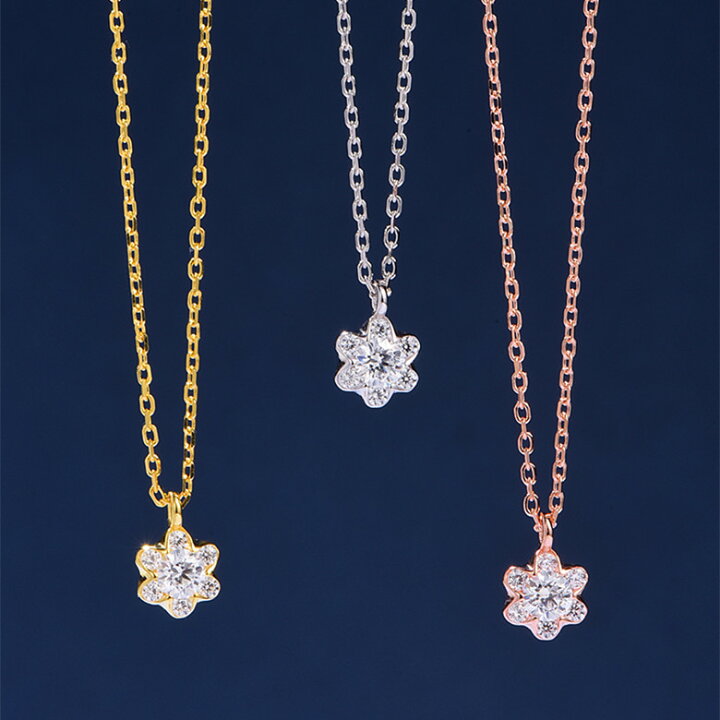 楽天市場】【3/11 9:59まで☆最大50%OFF】ネックレス 2SIZE 桜 