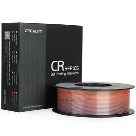 3Dプリンター CR-シルク フィラメント レインボー 虹色 Creality社 Enderシリーズ純正 直径1.75mm 3Dプリンター用 造形材 材料 素材 3d プリンタ 家庭用 業務用 シルクフィラメント 市場99％以上のFDM式3Dプリンター