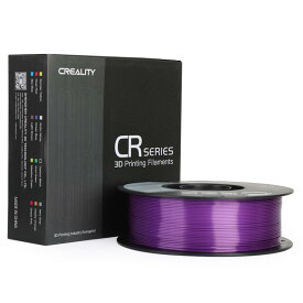 3Dプリンター CR-シルク フィラメント 紫色 パープルカラー Creality社 Enderシリーズ純正 直径1.75mm 3Dプリンター用 造形材 材料 素材 3d プリンタ 家庭用 業務用 シルクフィラメント