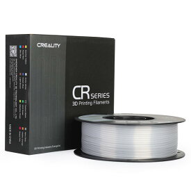 3Dプリンター CR-シルク フィラメント シルバー 銀色 Creality社 Enderシリーズ純正 直径1.75mm 3Dプリンター用 造形 素材 材料 家庭用 業務用 3dプリンタ シルクフィラメント 市場99％以上のFDM式3Dプリンターに対応可能