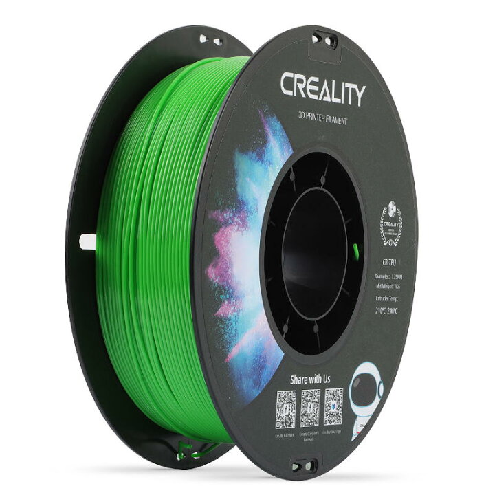 楽天市場】3Dプリンター CR-TPU フィラメント グリーン 緑色 Creality 