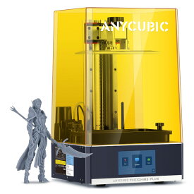 3Dプリンター 光造形 Photon M3 Plus 高精度 光硬化樹脂3Dプリンタ ANYCUBIC社 正規品 3Dプリンター 6K 高速印刷100mm/h 9.25インチモノクロLCDスクリーン 造形245×197×122mm UVレジン光造形式プリンター USB Type A2 オフライン印刷 樹脂自動供給 超高速印刷 LED光源