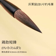 ≪クーポン有り≫ 書道 筆 雞肋 短鋒 創業寛文12年菊屋監製 書 書道 筆 毛筆 灰栗鼠毛 灰栗鼠毛筆 条幅 …