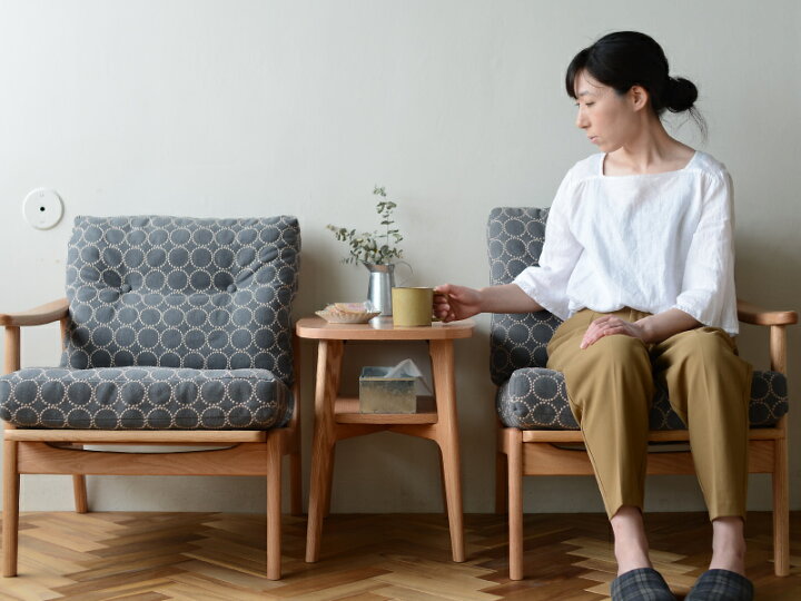 楽天市場】マルニ60+ サイドテーブル オーク ナチュラル : 生成りな  