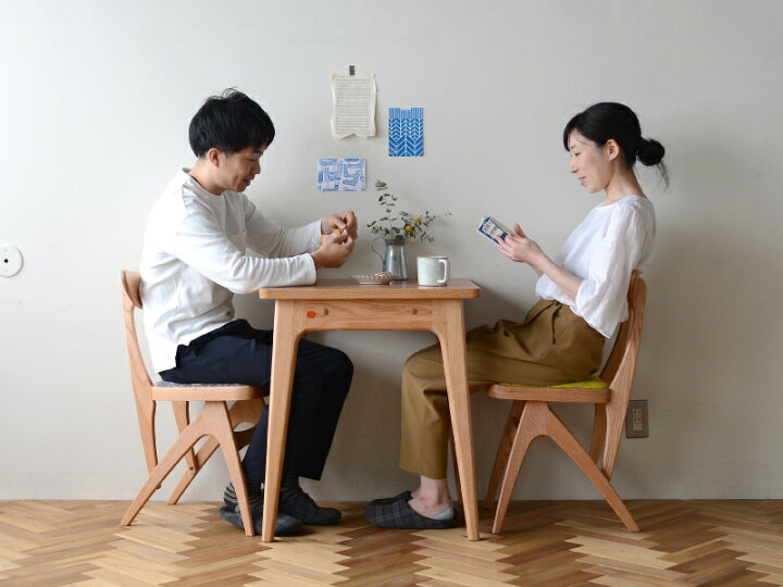 楽天市場】マルニ60+ スクエアテーブル 60 オーク : 生成りな暮らしの 