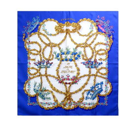 HERMES エルメス カレ 90 シルク100％ スカーフ LE SACRE du PRINTEMPS 春の祭典 ブルー #21917YR