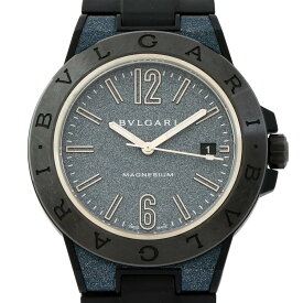 BVLGARI ブルガリ ディアゴノ マグネシウム DG41SMC 自動巻 ブルー メンズ腕時計 #28935YR