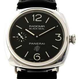 PANERAI パネライ ラジオミール ブラックシール ロゴ PAMC0380(PAM00380) Cal.OP II 手巻 メンズ腕時計 貴重品 #29479YR