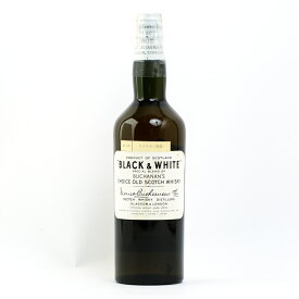 ブラック ＆ ホワイト ティンキャップ ウイスキー 特級表記 旧ボトル 43度 760ml #2125 alc