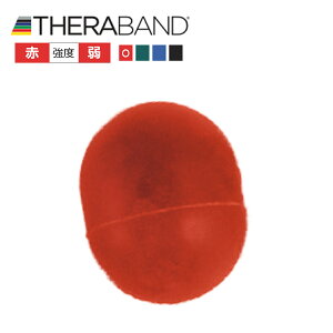 赤色 セラバンド(Theraband) ハンドエクササイザー XL レッド 強度(抵抗力):弱(約1.4Kg) 直径5cm×長さ6cm エクササイズ 筋トレ リハビリ トレーニング グッズ アイテム 送料無料 公式 正規