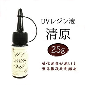 UVクラフトレジン液 【25g】清原 KIYOHARA 【1個】 紫外線硬化樹脂液 日本製 JAPAN DIY 国内発送　★セール対象外★