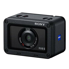ソニー / コンパクトデジタルカメラ / Cyber-shot / RX0II / ブラック / 1.0型積層型CMOSセンサー / 180度チルト可動式液晶モニター / 防水 防塵性能 / 4K動画撮影 / DSC-RX0M2
