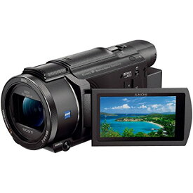 ソニー / 4K / ビデオカメラ / Handycam / FDR-AX60 / ブラック / 内蔵メモリー64GB / 光学ズーム20倍 / 空間光学手ブレ補正 / FDR-AX60