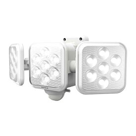 ムサシ RITEX フリーアーム式LED高機能センサーライト(5W 3灯) 「ソーラー式」 S-330L ホワイト