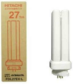 日立 コンパクト形蛍光ランプ パラライト2 27W 3波長形電球色 FDL27EX-LDK10