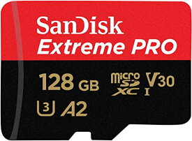 microSDXC 128GB SanDisk サンディスク Extreme PRO UHS-1 U3 V30 4K Ultra HD A2対応 SDアダプター付 並行輸入品