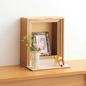 現代仏壇 アトリア ライト ダーク 国産 日本製 八木研 ミニ仏壇