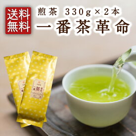 【2023 新茶】一番茶革命 660g (330g×2) 宇治茶 緑茶 煎茶 日本茶 お茶