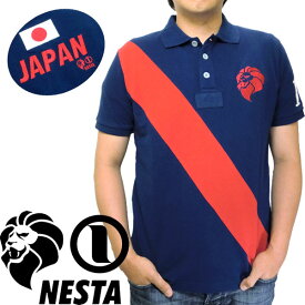 【★ポイント5倍★300円OFFクーポン★4月24日20：00～4月27日09：59迄】NESTA BRAND ネスタブランド ポロシャツ メンズ 半袖 REP JAPAN POLO レッドライン T1415SP ネスタブランド