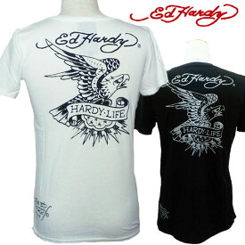 【★ポイント5倍＆10%OFFクーポン★5月27日12:00～5月31日23:59迄】エドハーディー Tシャツ メンズ Ed Hardy LIFE イーグル M02TCHB544 エド・ハーディー edhardy タトゥー