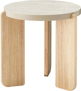 ラウンドテーブルS ネストテーブル コーヒーテーブル ソファテーブル センターテーブル サイドテーブル テーブル 大理石調 石目調 天然木 シンプル 北欧 ナチュラル 韓国 丸 円 おしゃれ ベ