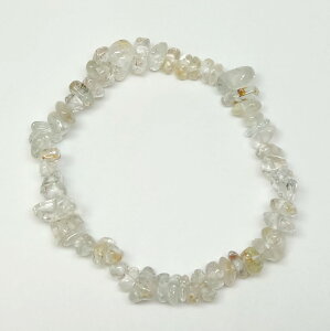 AA ナチュラル トパーズ チップブレスレット 【15cm 16.5cm 18cm 20cm】 【11月 誕生石】 希望 生命力 浄化 健康 リズム ギフト 数珠 念珠 天然石 パワーストーン レディース メンズ ジュエリー アク