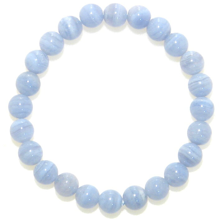 楽天市場】AAA ブルーレース 8mm 淡い色合いのブレスレット【15cm 16.5 