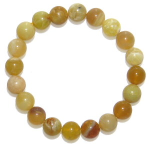 イエローミックス オパール 10mm ブレスレット【15cm 16.5cm 18cm 20cm】【10誕生石】創造性 実行力 実現力 直観 浄化 健康 リズム ギフト 数珠 念珠 天然石 パワーストーン レディース メンズ ジュ