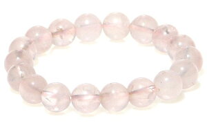 AAA 透明感の高い マダガスカル産 ローズクォーツ (紅水晶) 10mmブレスレット【10月 誕生石】【15cm 16.5cm】愛情 恋愛 天然石 数珠 アクセサリー パワーストーン メンズ レディース☆ご希望の方