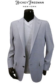 アウトレット ヒッキーフリーマン メンズ ジャケット 春夏物 ピュア シルク 100％ ライトグレー ブランド最高仕様 日本製 メーカー正規品