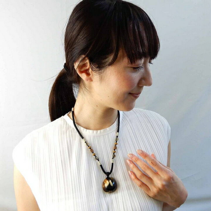 楽天市場】＼最大30％OFFクーポン／虎琥珀 ネックレス 組紐 マルチ 