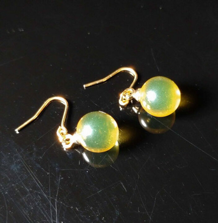 楽天市場】＼最大30％OFFクーポン／琥珀 イヤリング 琥珀 ピアス 8.5mm 