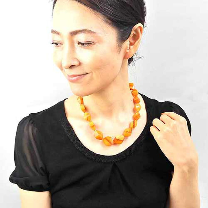 楽天市場】＼最大30％OFFクーポン／ロイヤルアンバー 琥珀 ネックレス 
