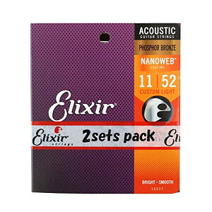 Elixir GNT[ AR[XeBbNM^[ NANOWEB tHXt@[uY Custom Light .011-.052 #16027 2Zbg Ki