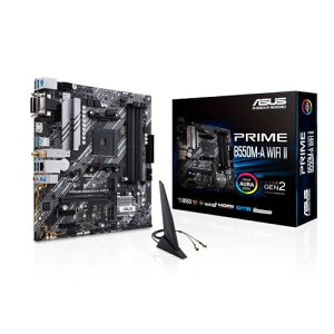 ASUS PRIME B550M-A WIFI II AMD Ryzen 5000V[Y AM4 Ή B550  mATX }U[{[h/K㗝Xi