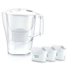 ブリタ 浄水器 ポット型 PFOS/PFOA除去試験済 ろ過水容量:1.75L(全容量:3.5L) 日本正規品 アルーナXL マクストラプロ ピュアパフォーマンス カートリッジ 3個付