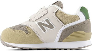 ニューバランス ベビー/キッズスニーカー IZ996 現行モデル マジックテープ 男の子 女の子 TE3(BEIGE/GREEN) 14.5 cm W