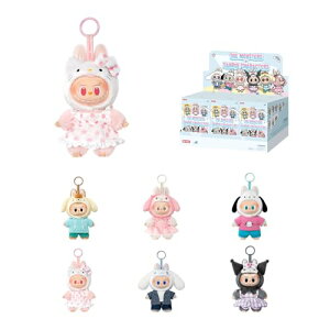 POP MART THE MONSTERS Sanrio Characters �ʂ�����݃y���_���g �A�\�[�g�{�b�N�X 6�s�[�X �|�b�v�}�[�g �K�`���K�`�� �u���C���h �{�b�N�X �t�B�M���A �v�����f�� �v���~�A�� �������� �\�t�r �I���W