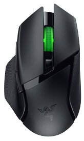 Razer Basilisk V3 X HyperSpeed ワイヤレスゲーミングマウス 超高速2.4GHz / Bluetooth接続 9ボタン RGBライティング対応 5G 18Kオプティカルセンサー 第2世代メカニカルスイッチ 単3電池1本で最大