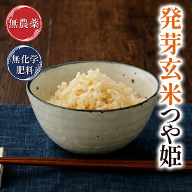 発芽玄米 無農薬 つや姫2kg 上品な甘みと旨味送料無料 限定米無農薬・無化学肥料栽培令和5年宮城県産食物繊維・ビタミンB群・GABA・ミネラルが豊富アブシジン酸は未検出フレッシュ真空パック米・食味鑑定士認定米