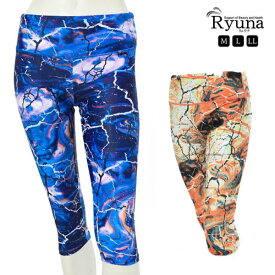 水陸両用 レギンス 7分丈 レディース フィットネス ヨガ ピラティス アクアエクササイズ ランニング ホットヨガ ウェア 女性 水着 リュウナ Ryuna RY21K7