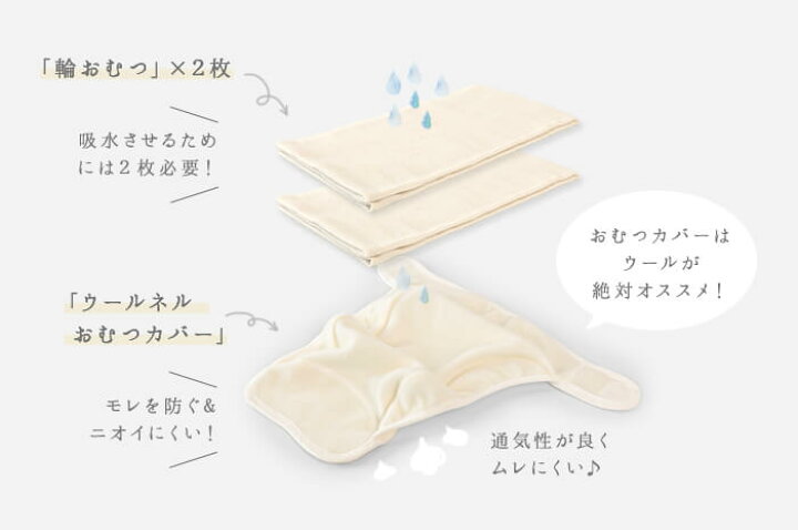 楽天市場】布おむつ「輪おむつお仕立上り品」【10枚】日本製 
