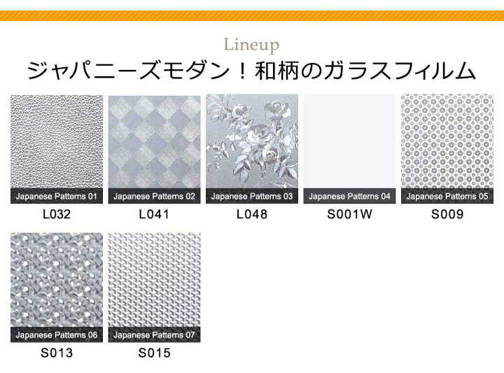 楽天市場 貼って試せるサンプル 窓ガラス フィルム 目隠し シート はがせる 窓 和柄 全7種 1m単位 装飾フィルム おしゃれ リフォーム 防犯 目隠しフィルム 飛散防止 プライバシー対策 曇りガラスシート 窓ガラスフィルム Y3 ケイ ララ 楽天市場店
