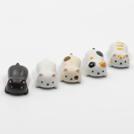 【＼15日限定／10％OFFクーポンあり】箸置 猫 ねこ ネコ カトラリーレスト テーブルウェア 小物 キッチン雑貨 ひまわり堂
